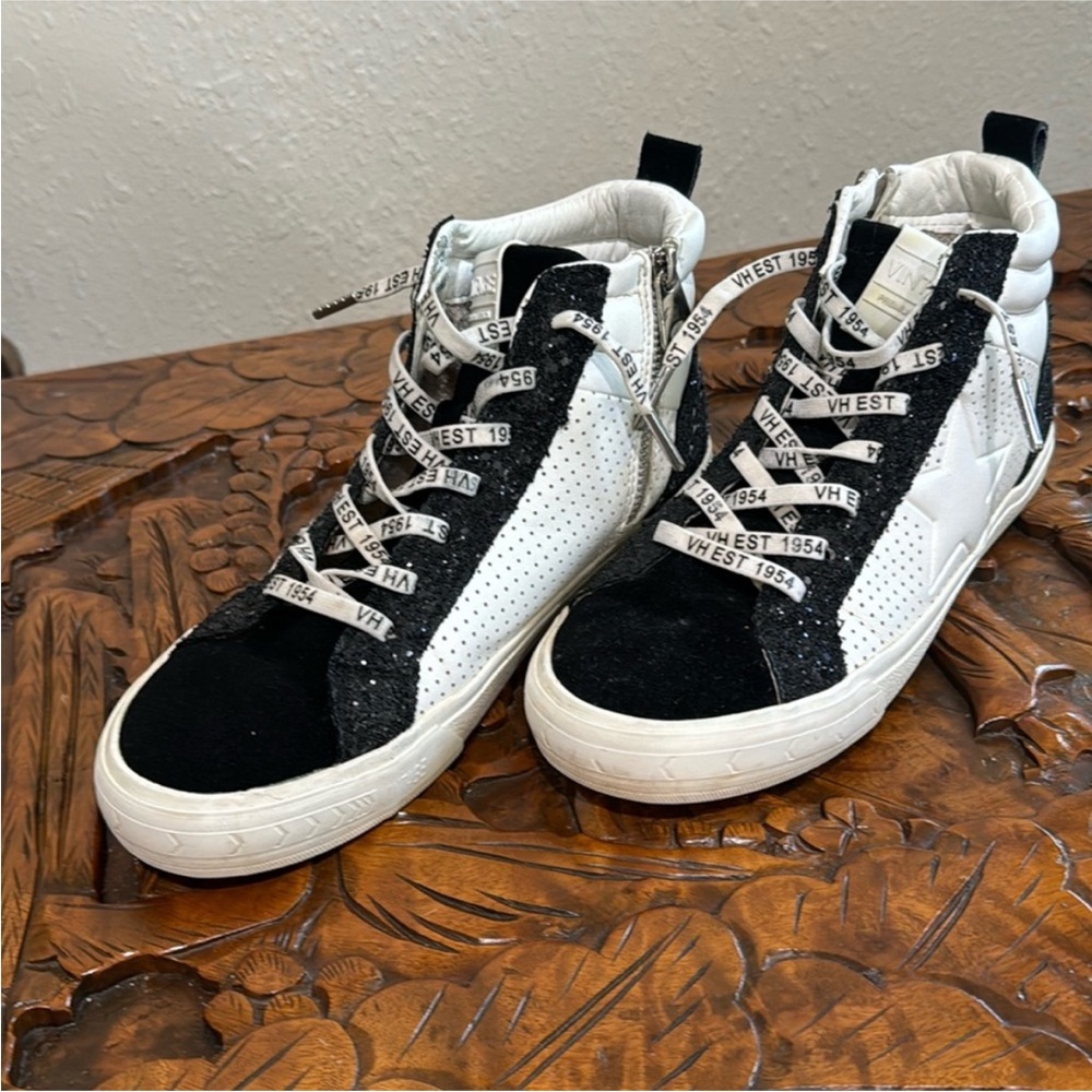 Vintage Havana High-Top Sneakers